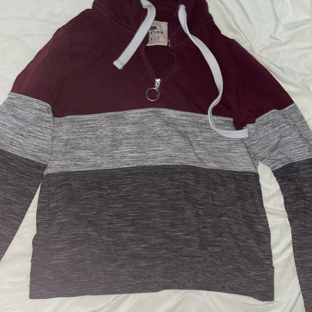 Tri color hoodie